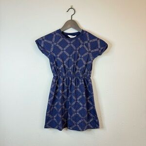 Guess Girls Logo Blue Casual Mini Dress Size 6X NWT